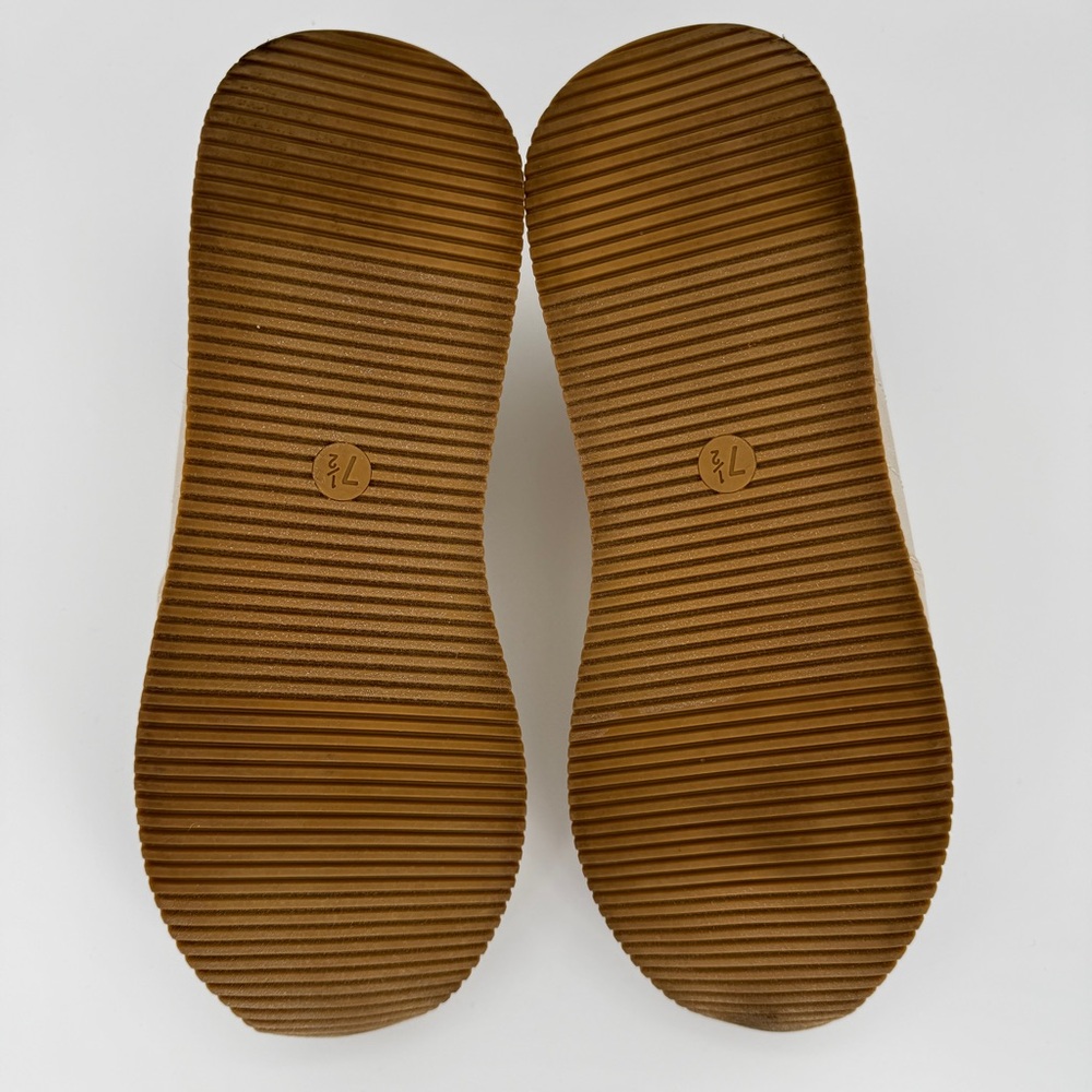 UNIVERSAL THREAD Courtney Sneakers 7.5 Light Beige Memory Foam Casual Athletic - Picture 10 of 14